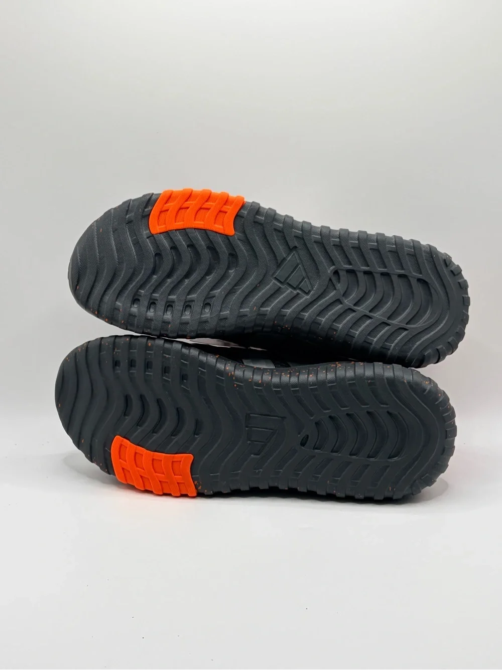 adidas Kids' Kaptir Flow 4.0 Gray and Orange Athletic Sneakers